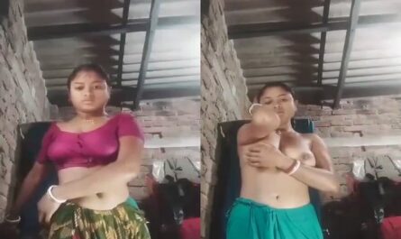 Village Sexy Wife Striptease Nudity For Pervert Ex-Lover