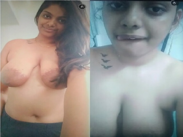 Big Boobs Busty Indian Girl Topless Selfie Porn Viral Clip