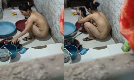 Desi Hot Girl Nude Washing Clothes In Cam XXX