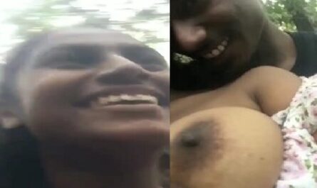 Gf Big Boobs Pressed Outdoor By Pervert Lover Viral Clip