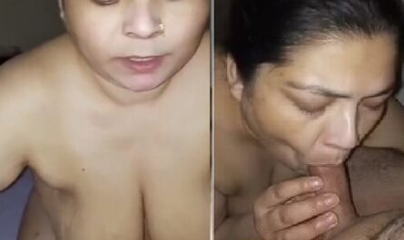 Indian Milf Blowjob With Big Boobs Hanging XXX Video