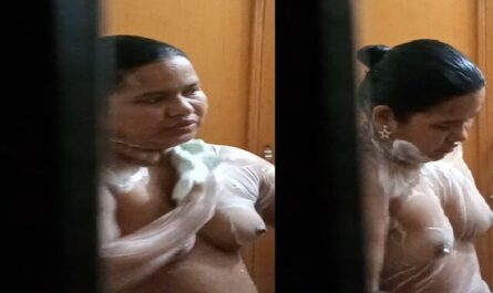 Indian Mom Captured Nude In Cam XXX By Son
