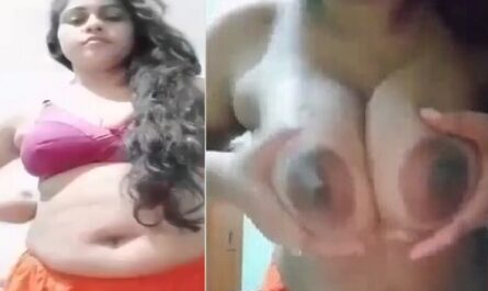 Indian Busty Wife Big Boobs XXX Show For Secret Lover