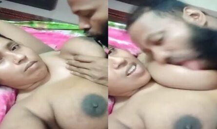 Spongy Big Boobs Sucking By Pervert Husband Viral XXX Clip