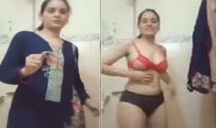 Tall Paki Sexy Girl Stripping In Bathroom XXX Video