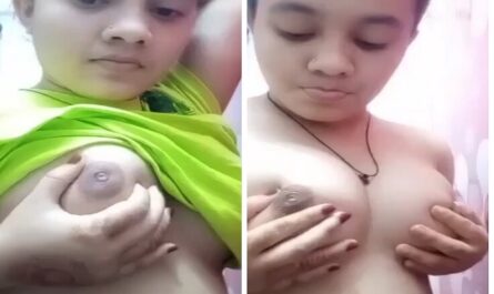 Beautiful Sexy Village Girl White Boobs Pressing Desi XXX Video