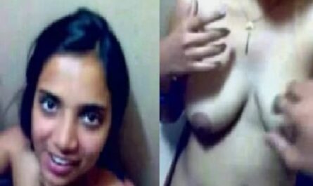 19Yo Indian Sexy Teen Nude Blowjob While Boob Press