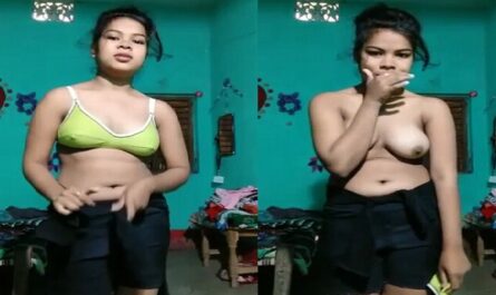 Bengali Sexy Girl Viral Hot Boobs Show For Pervert Lover