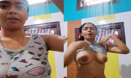 Big Boobs Indian Hot Babe Under Shower Viral XXX Clip