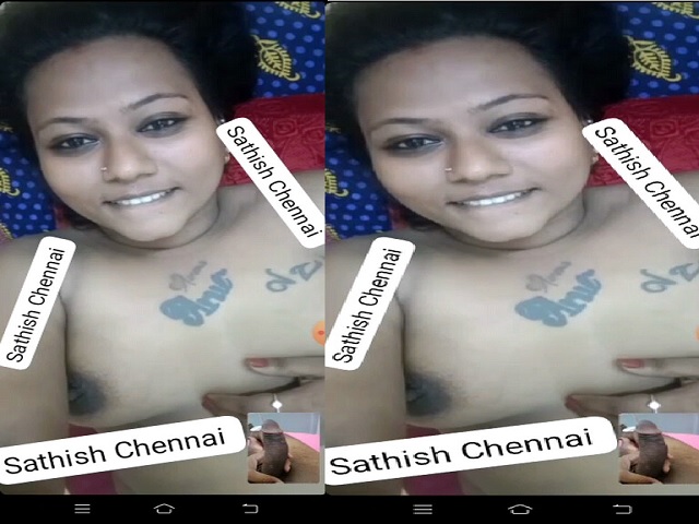 Chennai Tattooed Desi Randi Naked Video Call With Horny Client