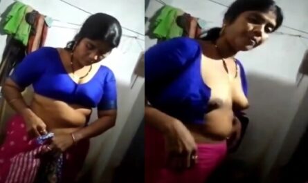 Dehati Naughty Milf Changing Saree And Boob Show Mms XXX