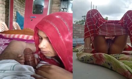 Desi Hot Bhabhi Outdoor Sex In Terrace After Deep Blowjob