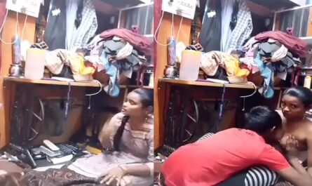 Desi Boobs Press And Sucking In Tailor Shop XXX Video