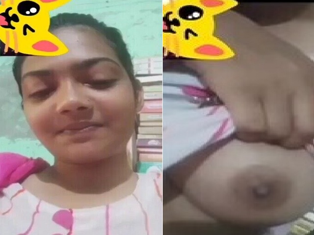 Sexy Girlfriend Boobs Shown On Video Call XXX To Lover