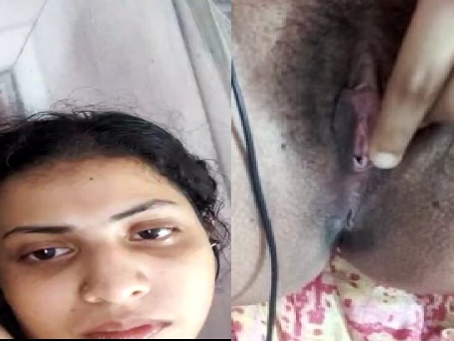 Indian Fingering Sexy Girl Showing Hairy Tight Pussy