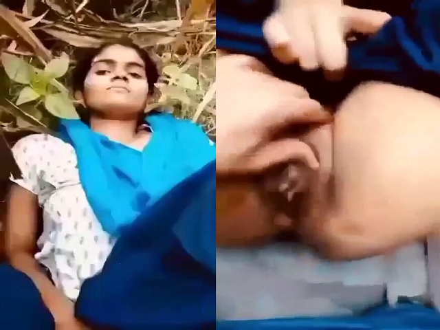 Indian Outdoor Xxx Girl Horny Pussy Fuck In Jungle