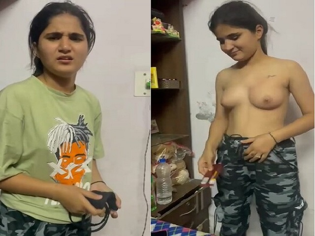 Indian Sexy Figure Sister Boob Show To Brother Viral Clip
