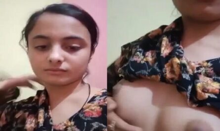 Indore Sexy Girl Boobs Show To Lover Viral Desi Mms