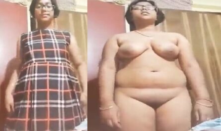 Innocent Chubby Gf Stripping And Showing Naked Body