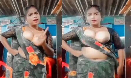 South Indian Big Boobs Busty Wife Topless Viral XXX Video