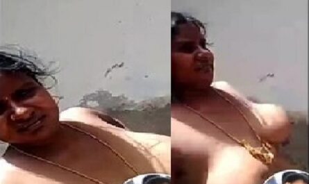 Tamil Big Boobed Aunty Sex Chat Video Call Outdoors