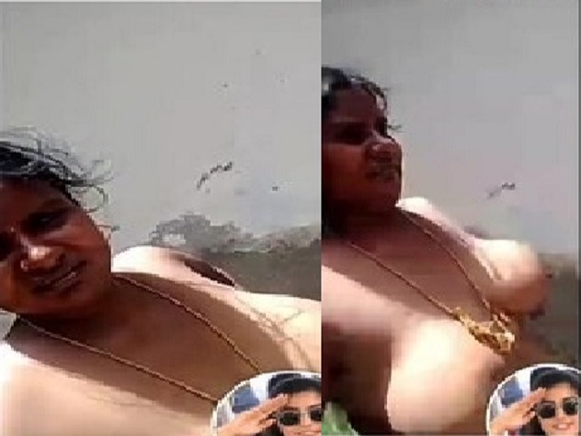 Tamil Big Boobed Aunty Sex Chat Video Call Outdoors