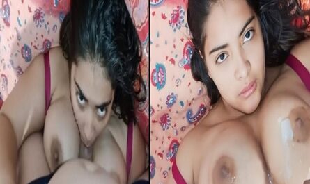 Busty Bhabhi Desi Blowjob Sex And Cum On Big Boobs