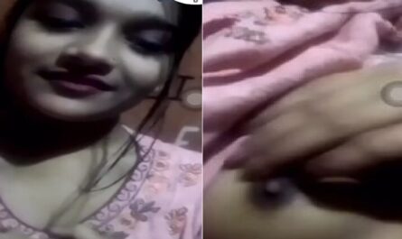 Cute Sexy College Girl Boobs XXX Show On A Video Call