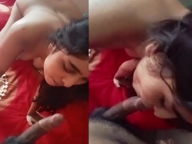 Girlfriend Sucking Big Dick Deep Of Horny Boyfriend