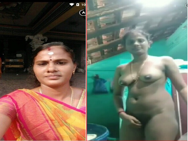 Horny Sex Tamil Aunty Naked Selfie Viral XXX Clip