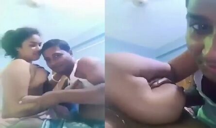 Hot Horny Couple Foreplay Boob Sucking Bengali Sex