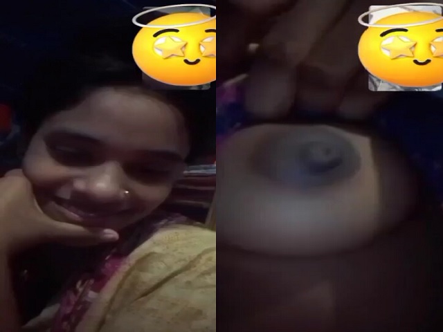 Lonely Village Sexy Girl Boob Show To Lover Viral Call XXX