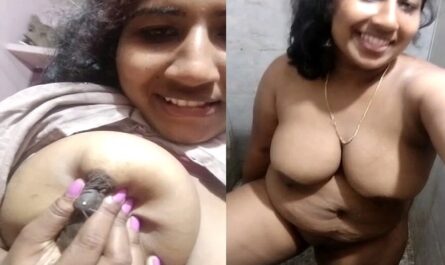 Milking Big Boobs Horny Busty Milf Masturbating