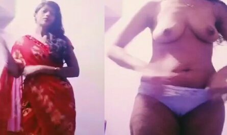 Office Naughty Teammate Stripping Saree Mms Nude