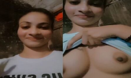 Sexy Girlfriend Boobs Show Selfie XXX Video For Lover