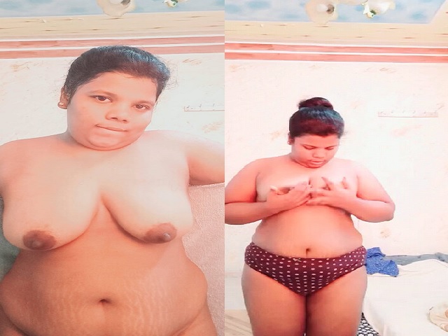Unsatisfied Nude Chubby Bhabhi Playing With Big Boobs