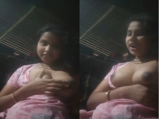 Viral Indian Sexy Wife With Big Boobs Playing Naughty XXX Video